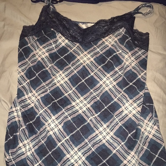 Maurices Tops - Maurices Plaid Crinkle Cami
